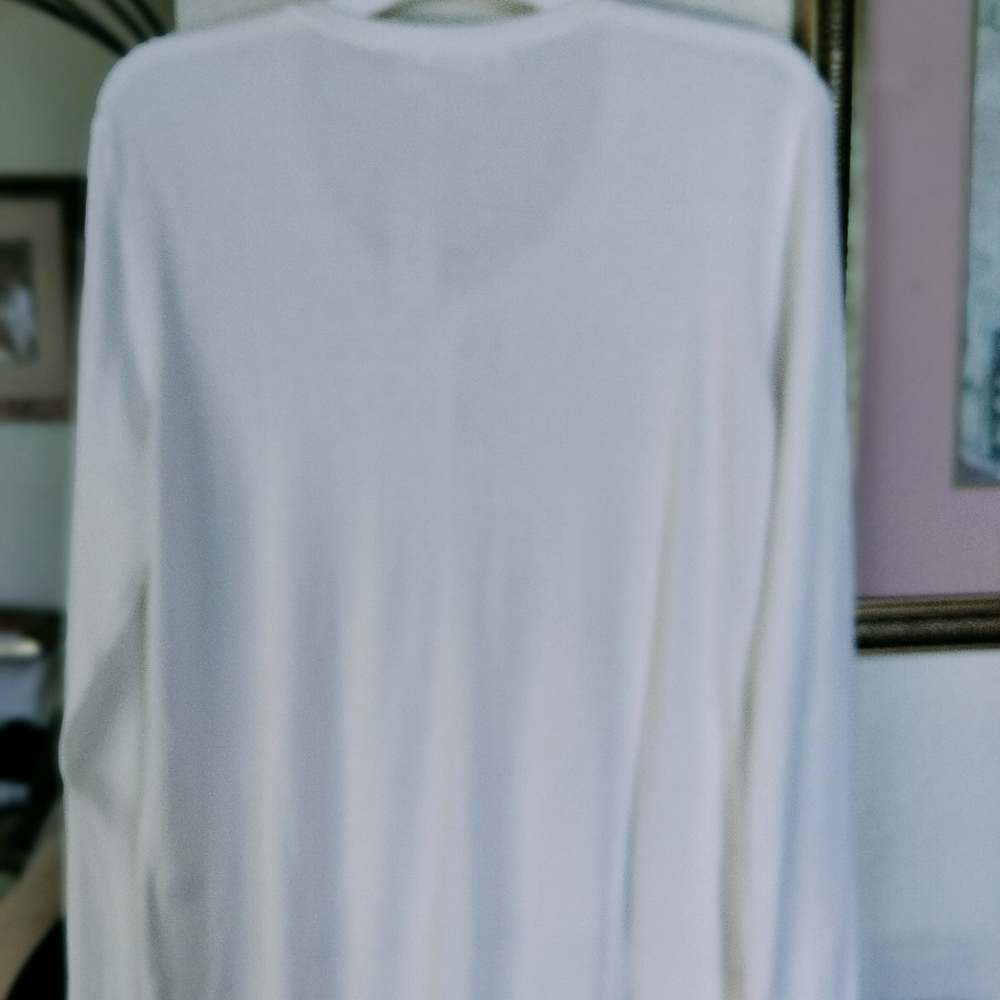 🌹🎁 Beautiful Cream Button Up Sweater, Size XL 💞 - Picture 6 of 8